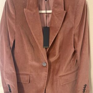 Kobi Halperin Adele Women's Velvet Blazer in Rose